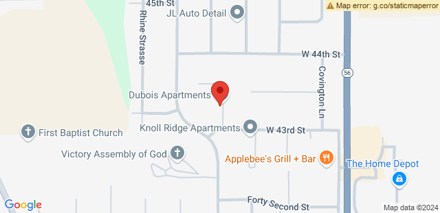 Map of 452+W+43rd.+St+Jasper%2C+IN+47546